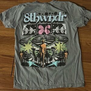 8thwndr Graphic T-Shirt‎ Hippie Y2k Streetwear Size S
